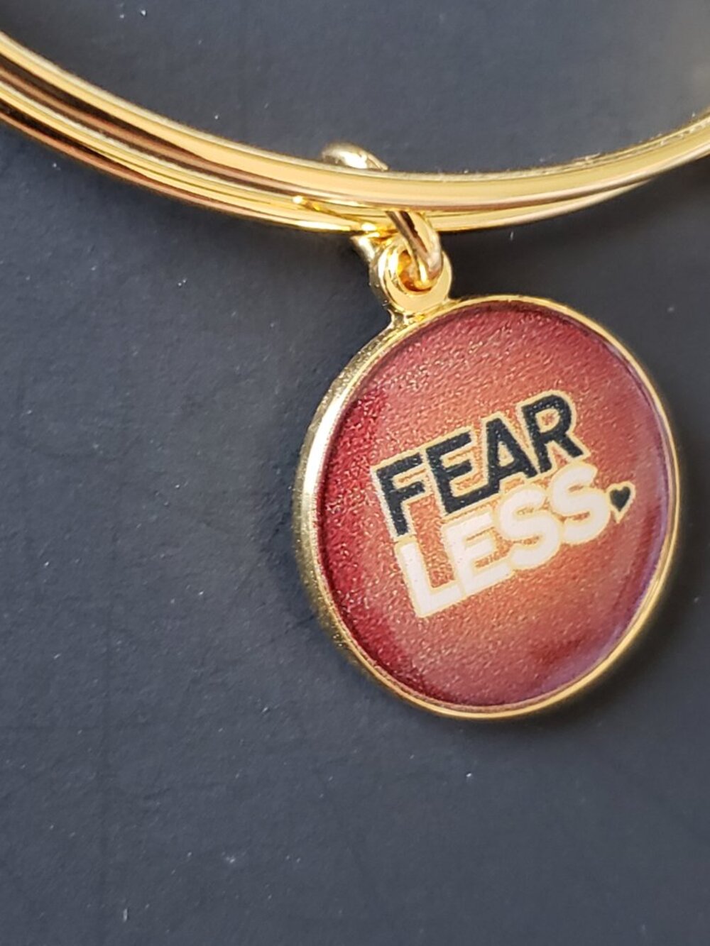 NWT Alex and Ani Fearless Life is Good Bangle 756 - Picture 1 of 7